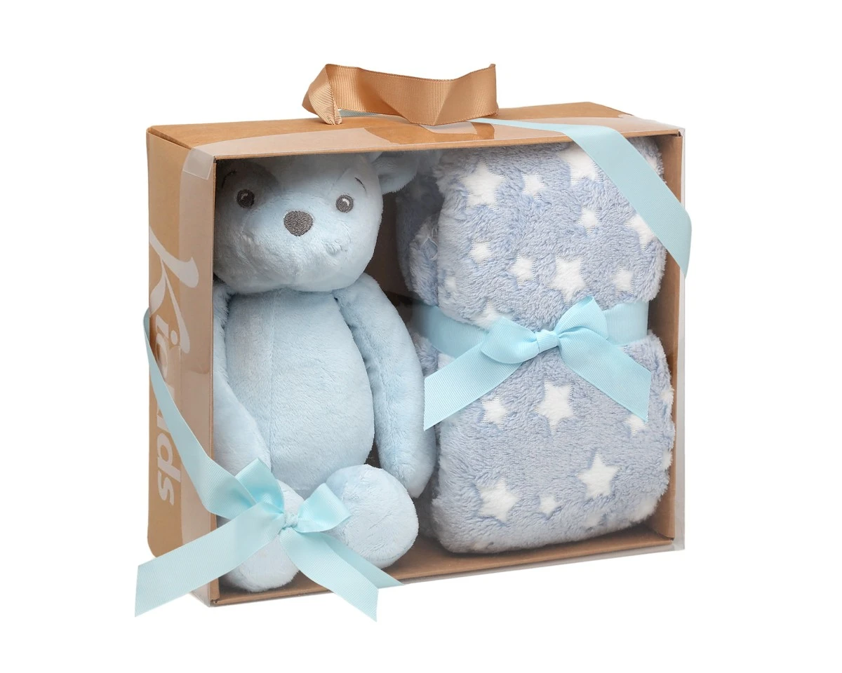 Peluche com manta de estrela