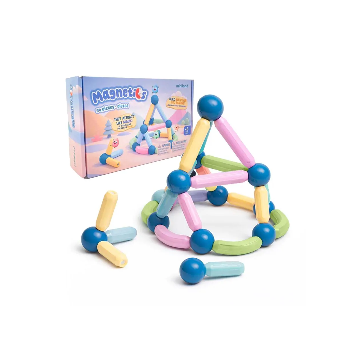 Jogo magnetico 34 pcs