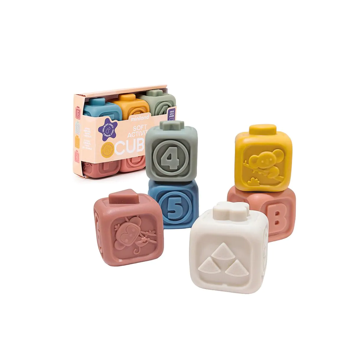 Cubos de empilhamento macios