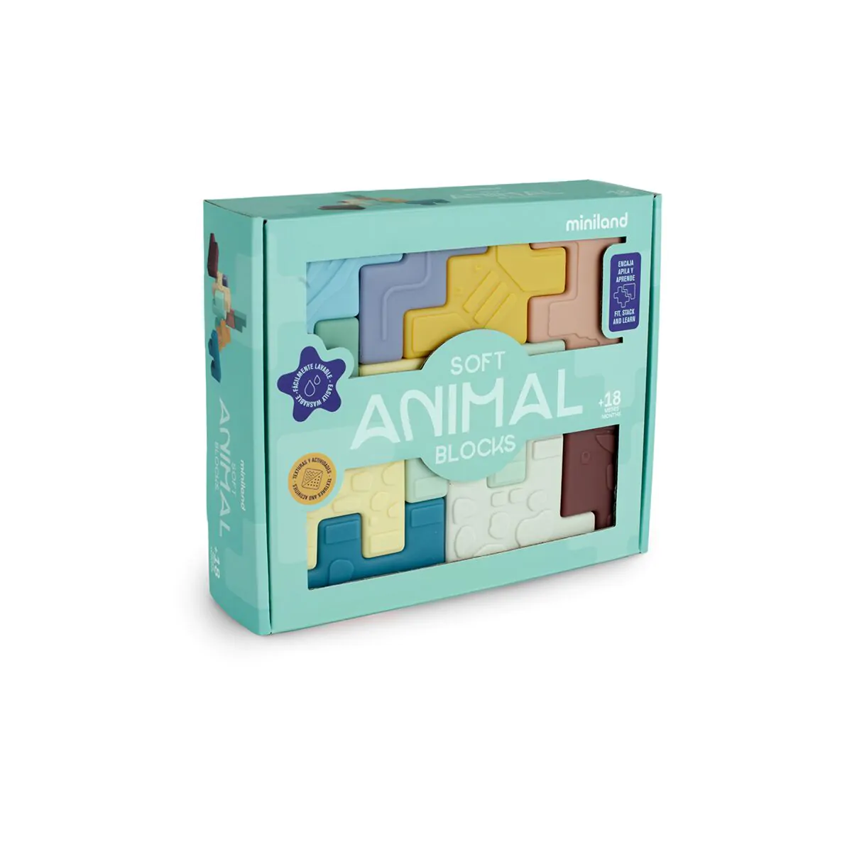 Blocos de animais macio