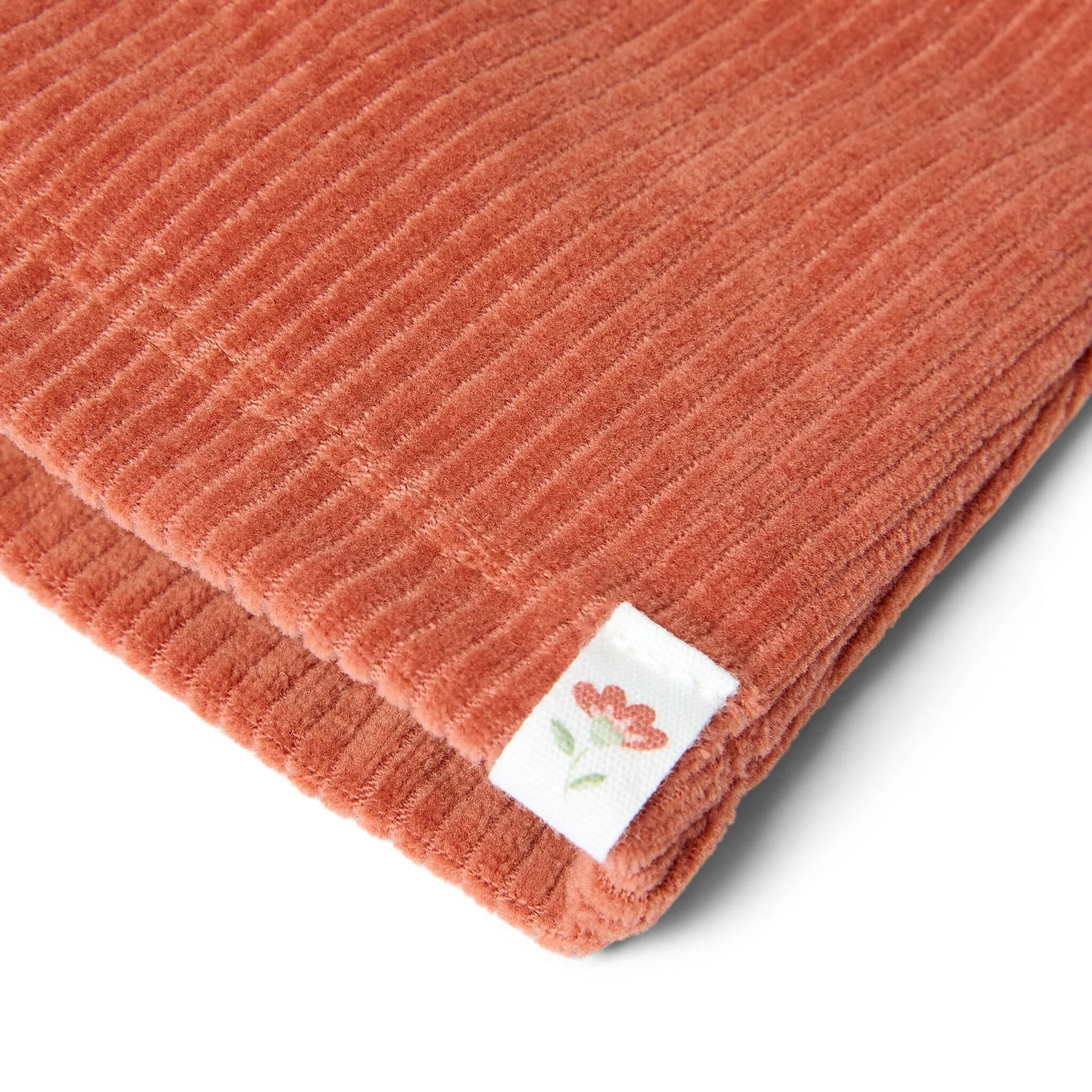 Calças largas em veludo Deep Berry