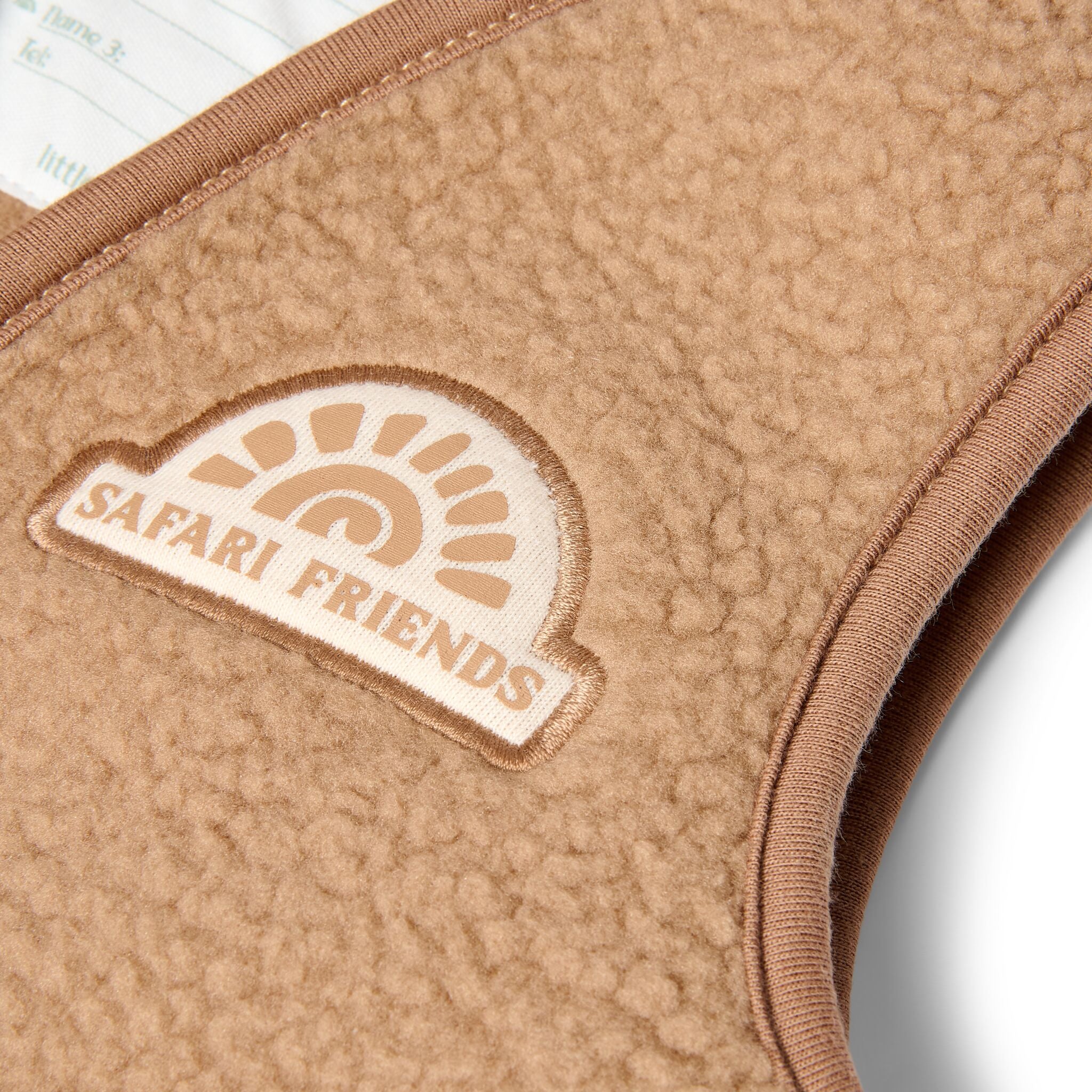 Gilet Safari friends - castanho