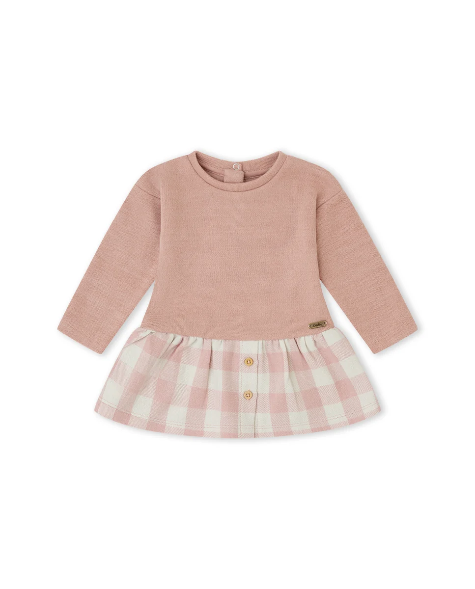 Vestido - cor rosa CH