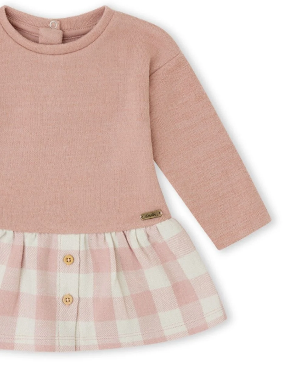 Vestido - cor rosa CH