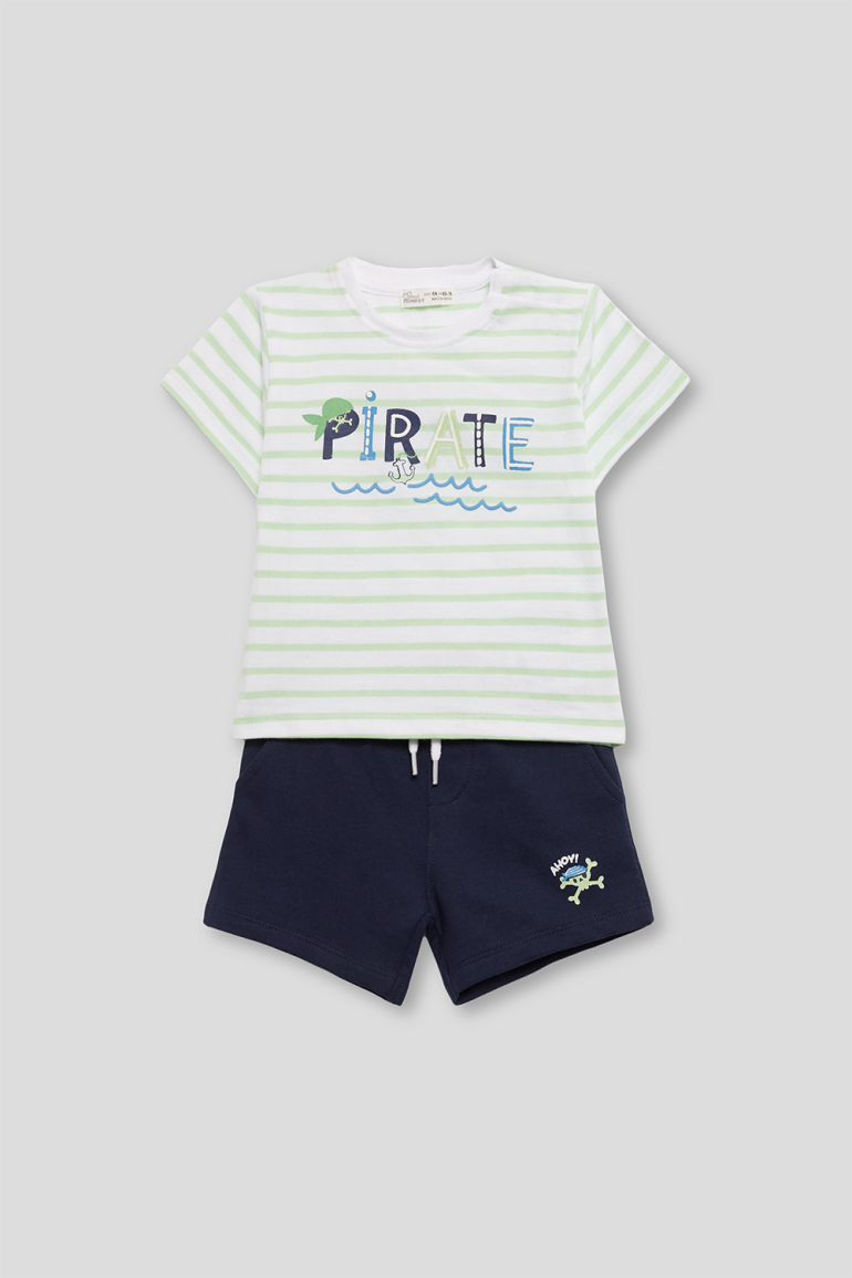 Conjunto 2 pcs Pirate menino