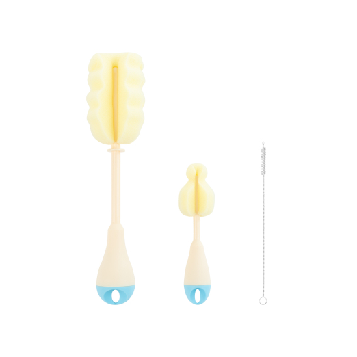 Limpa-biberões 3 pcs azul