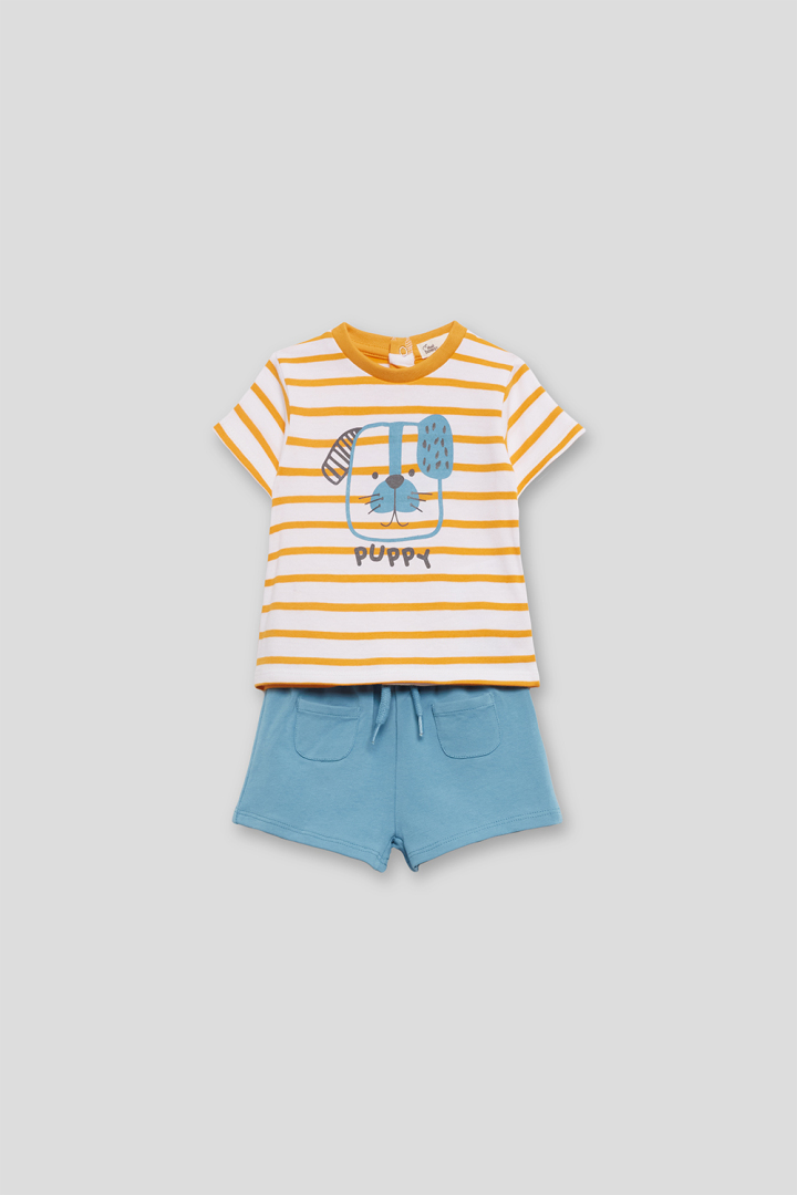 Conjunto 2 pcs  puppy menino