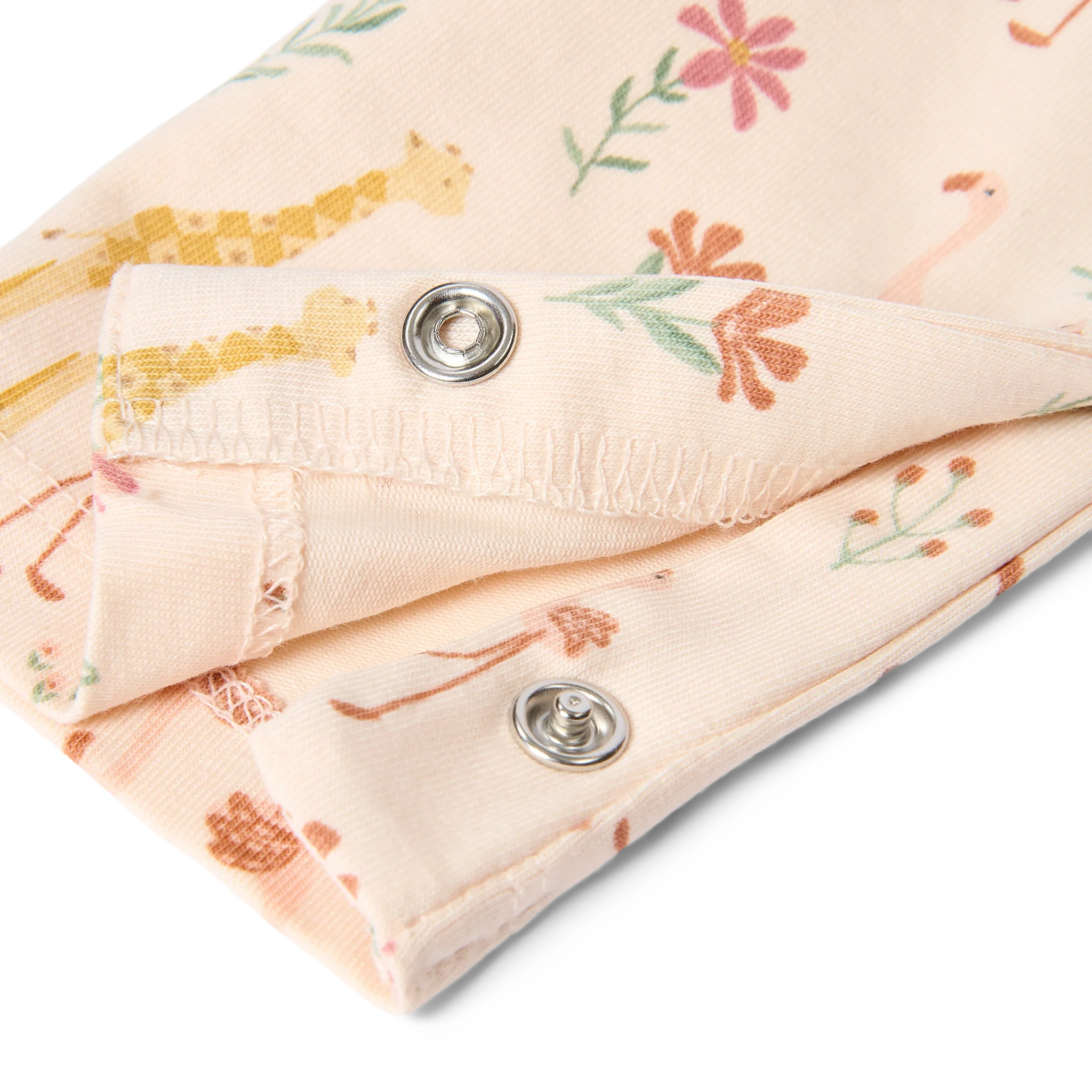Babygrow com estampa de safari florido - new born