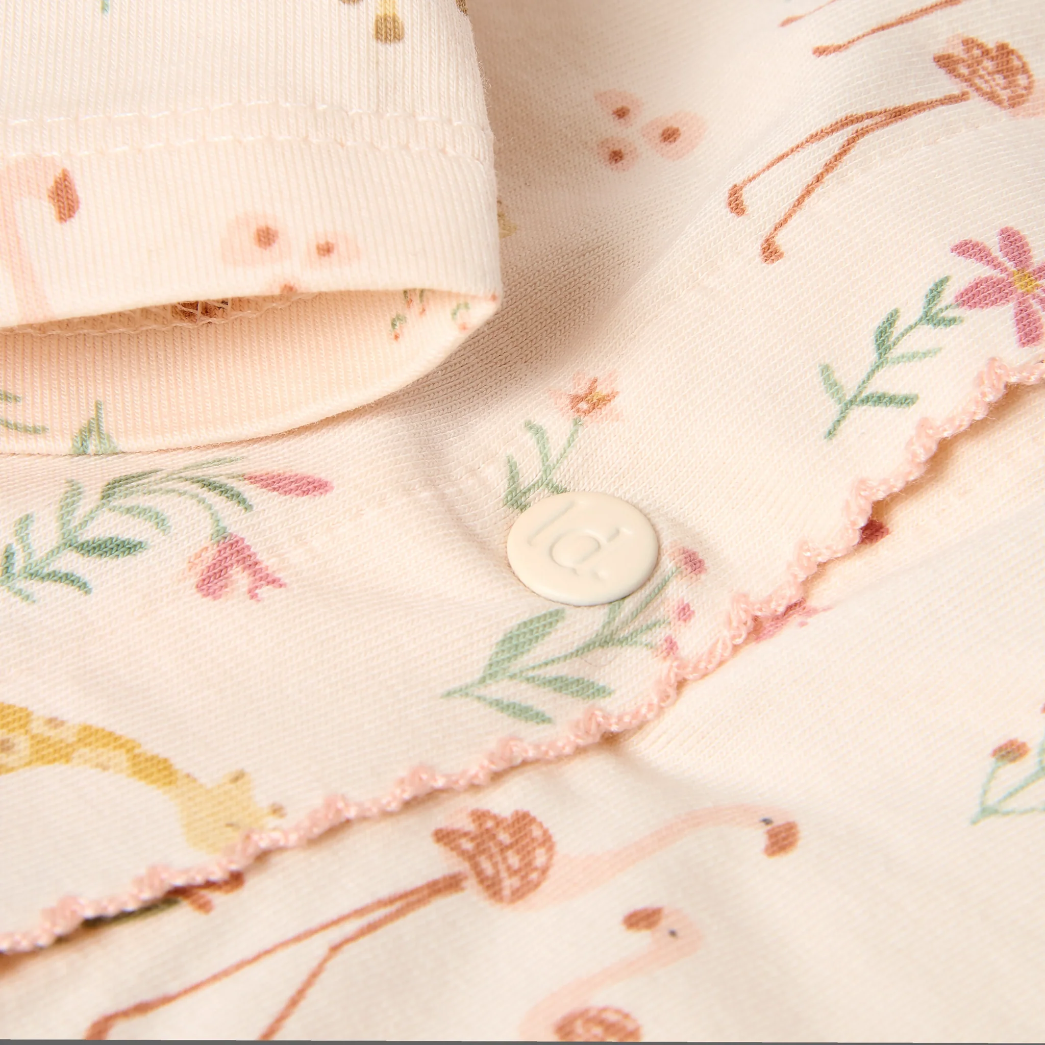 Babygrow com estampa de safari florido - new born
