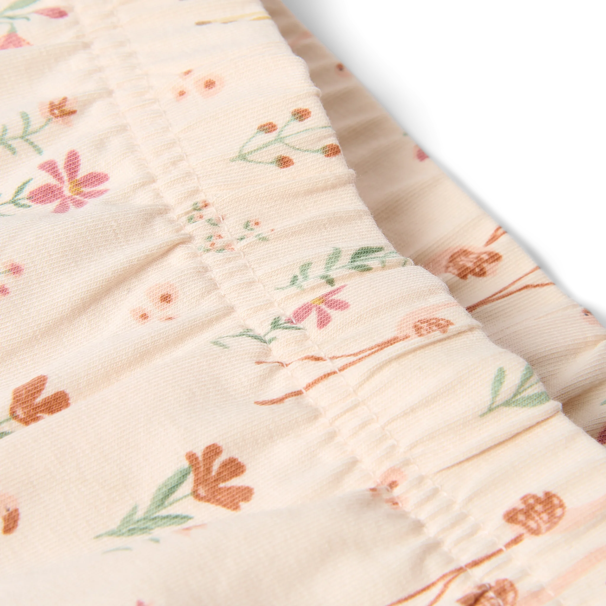 Pijama de duas peças com estampa de safari florido