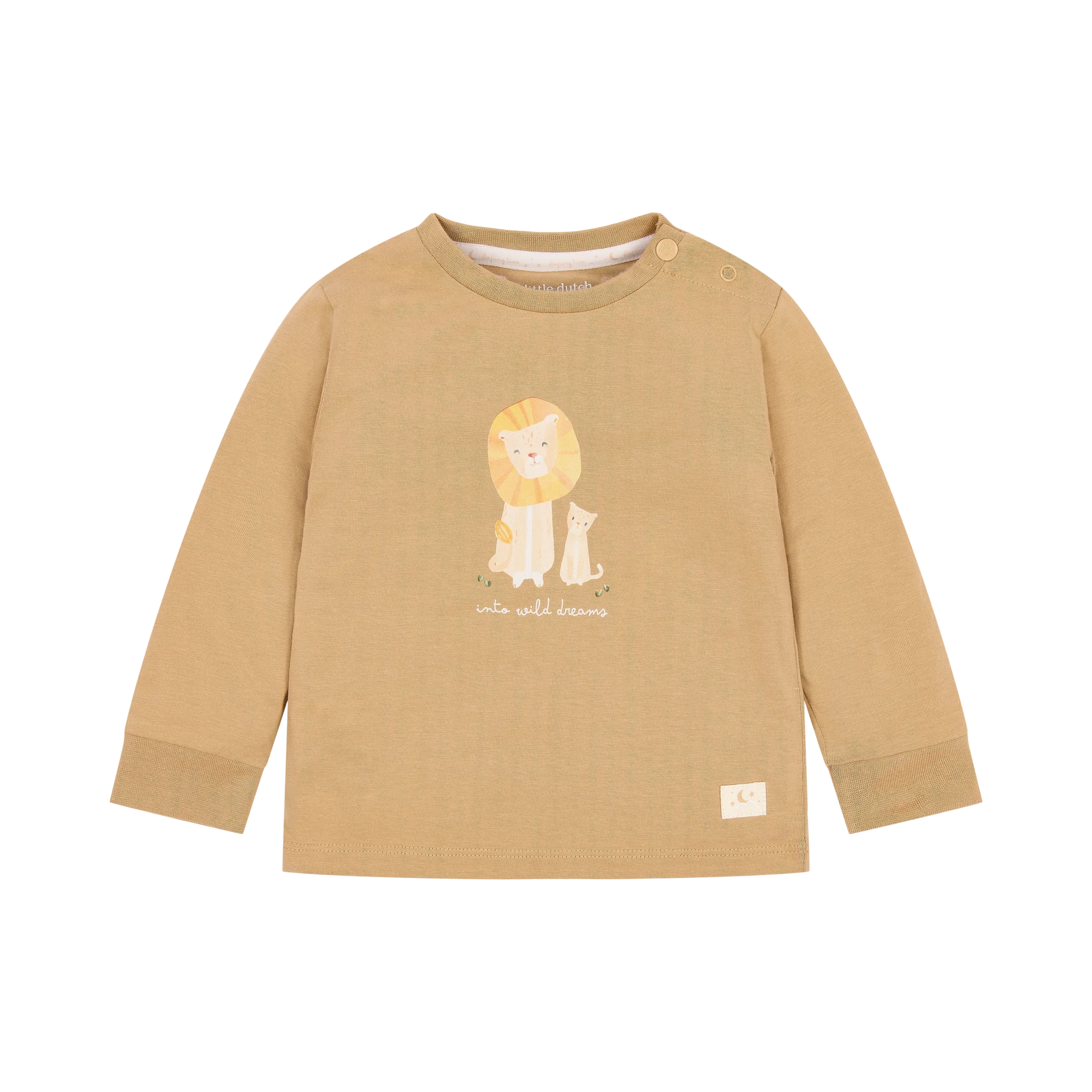 Pijama de duas peças safari leopardo