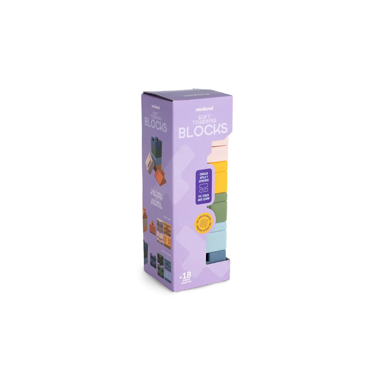 Bloco edifício macios