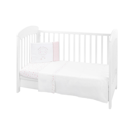 Conjunto de cama Hippo Dreams de 3 pcs - 140x70cm