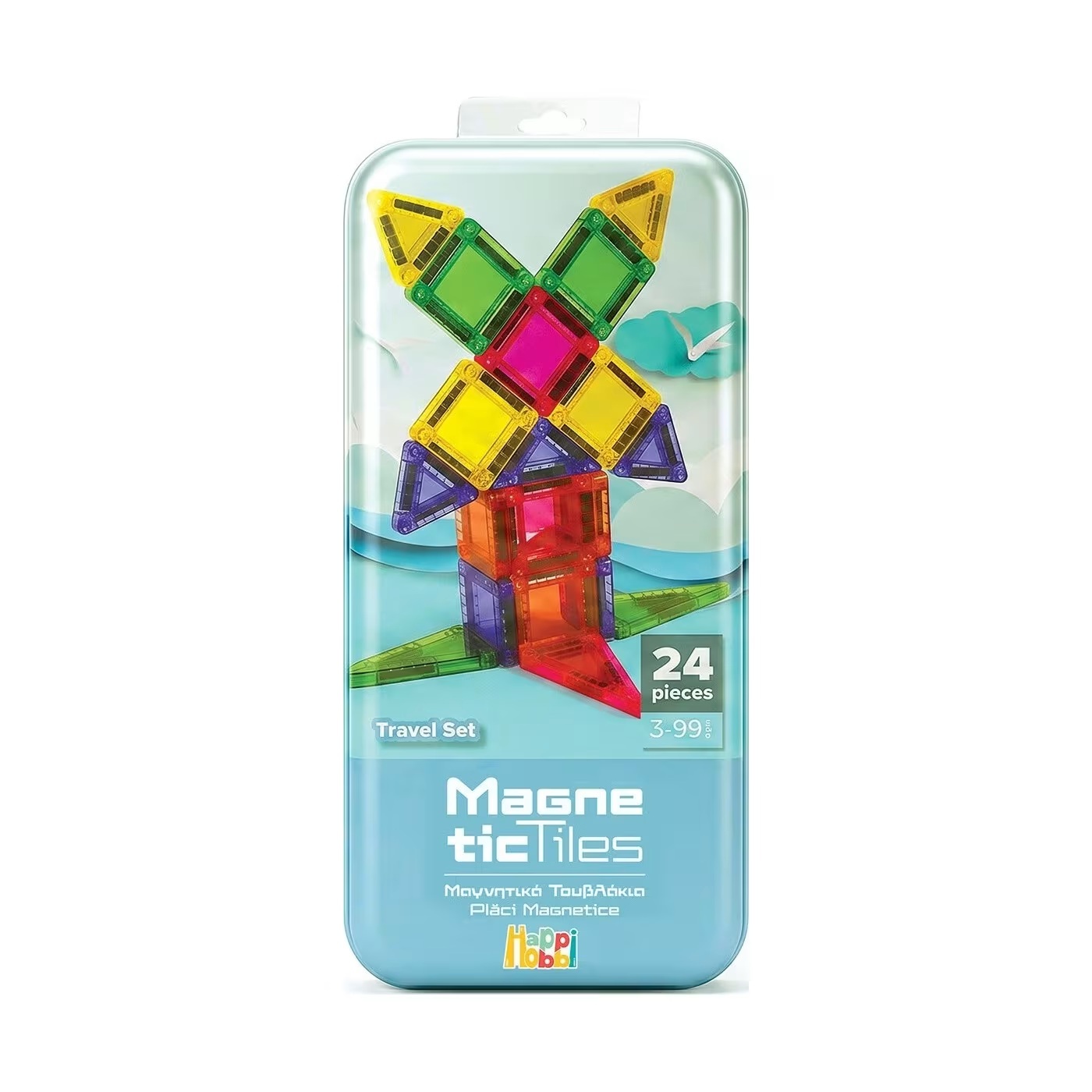 Conjunto de Construção Magnética - 24pcs