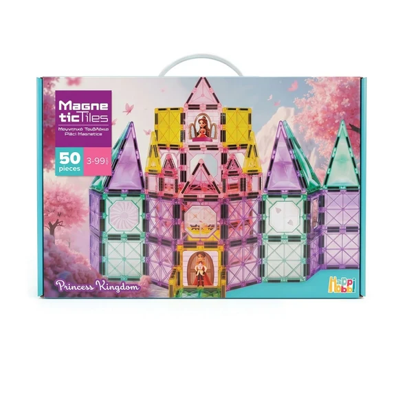 Blocos Magnéticos 50pçs - Castelo Mágico