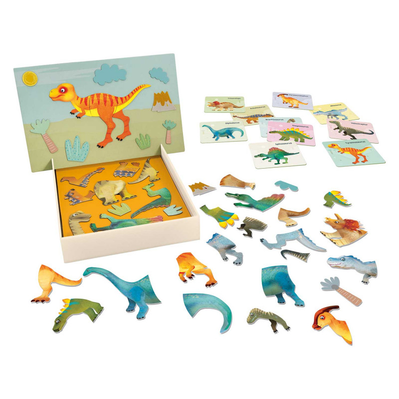 Jogo magnético - dinossauros