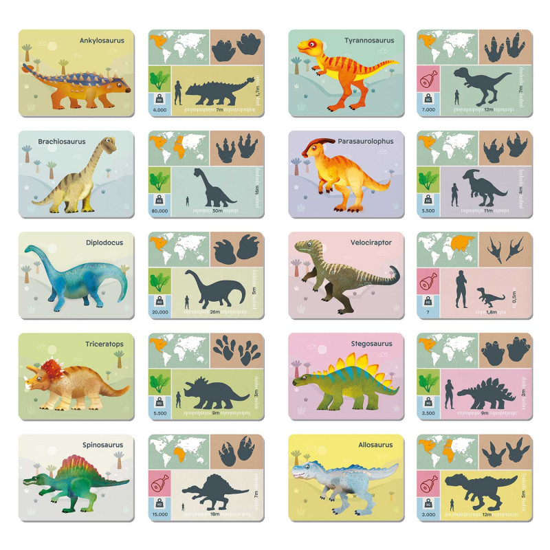 Jogo magnético - dinossauros