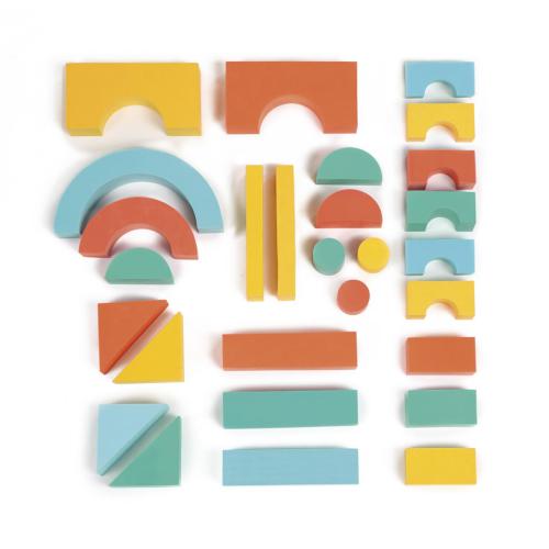 Blocos de construção em espuma