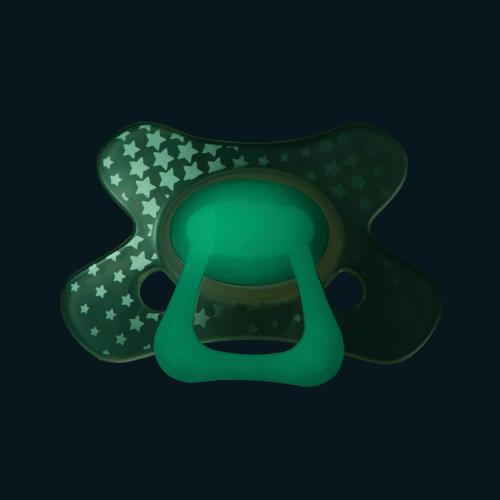 Chupeta Natural 6+ meses Brilha no Escuro