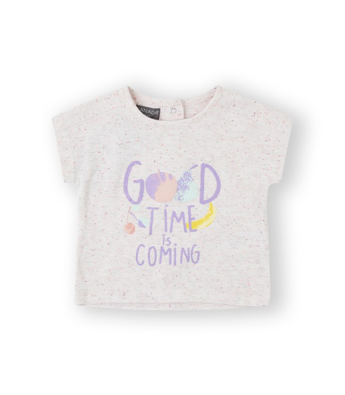 T-shirt good time menina