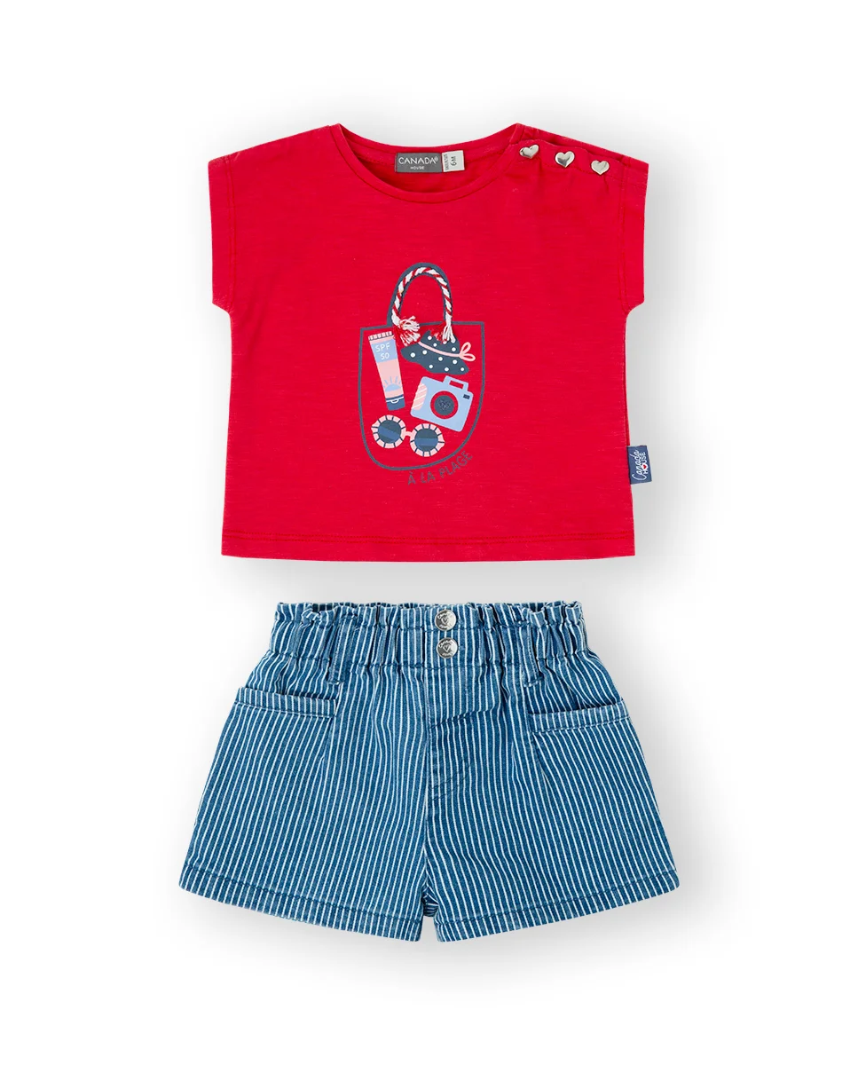 Conjunto 2 pcs BBSOLEIL menina