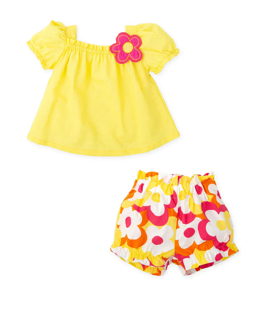 Conjunto 2 pcs amarello menina