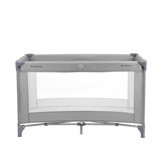 Cama de viagem 1 nível cinza