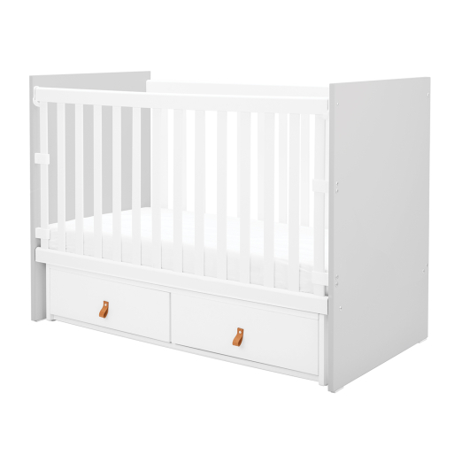 Berço com gavetas Hollee Cinza