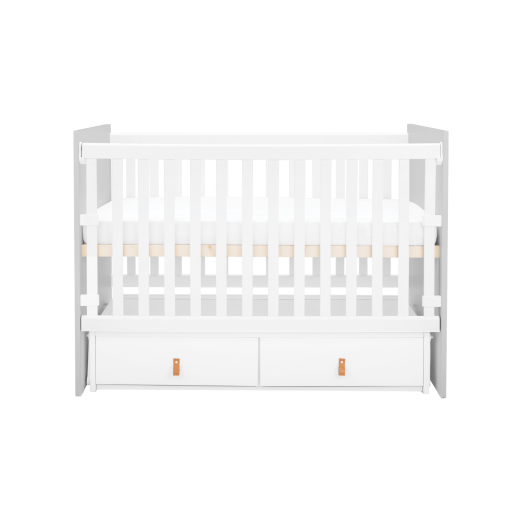 Berço com gavetas Hollee Cinza