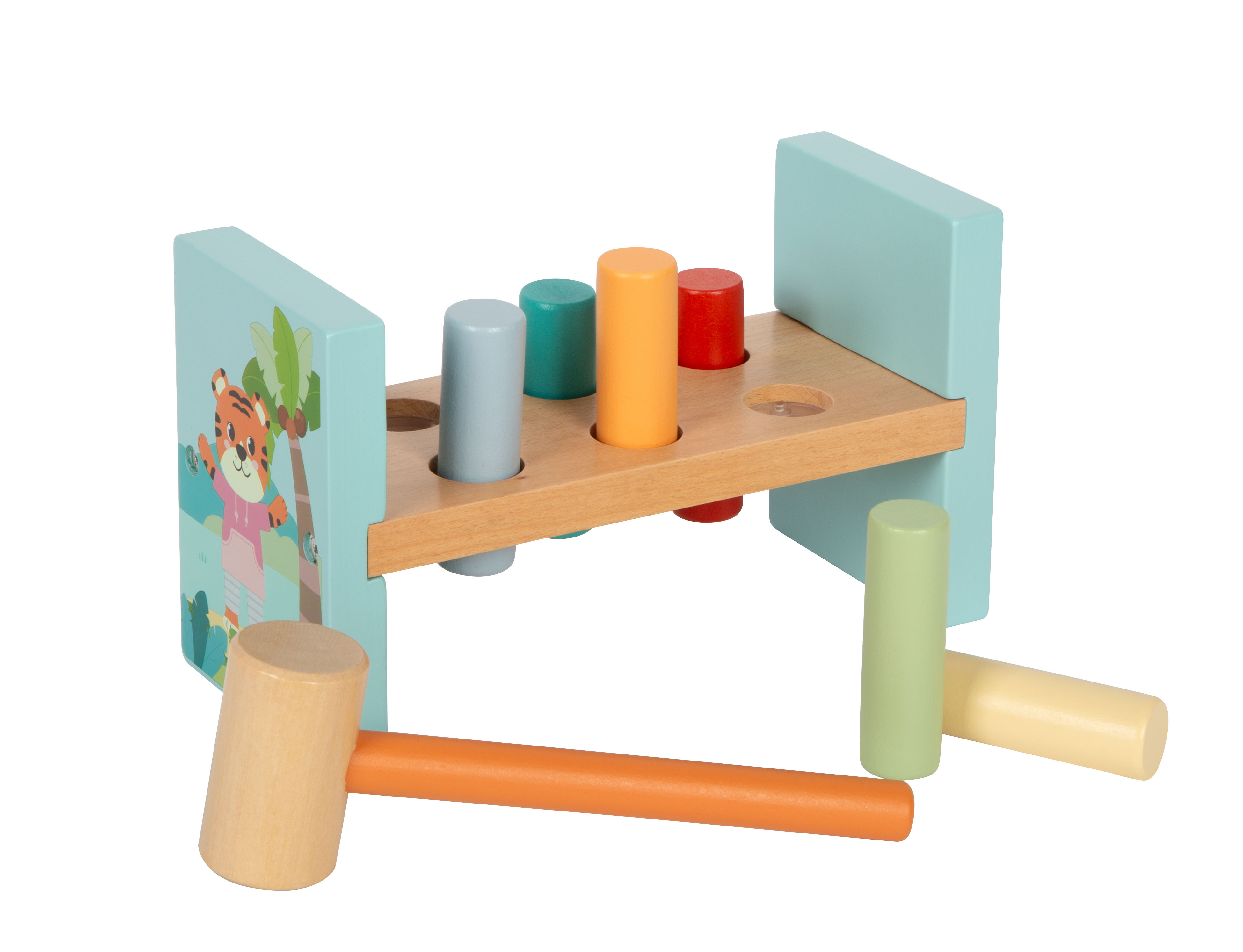 Banco com martelo Amigos da Floresta