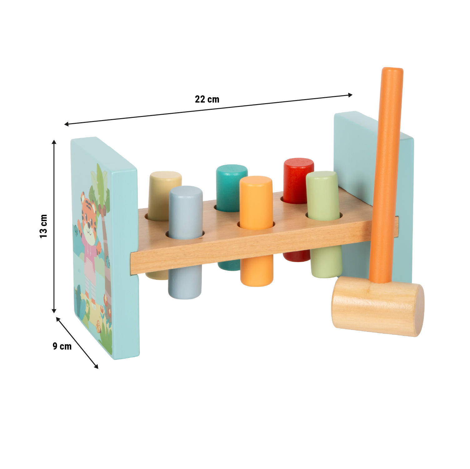 Banco com martelo Amigos da Floresta