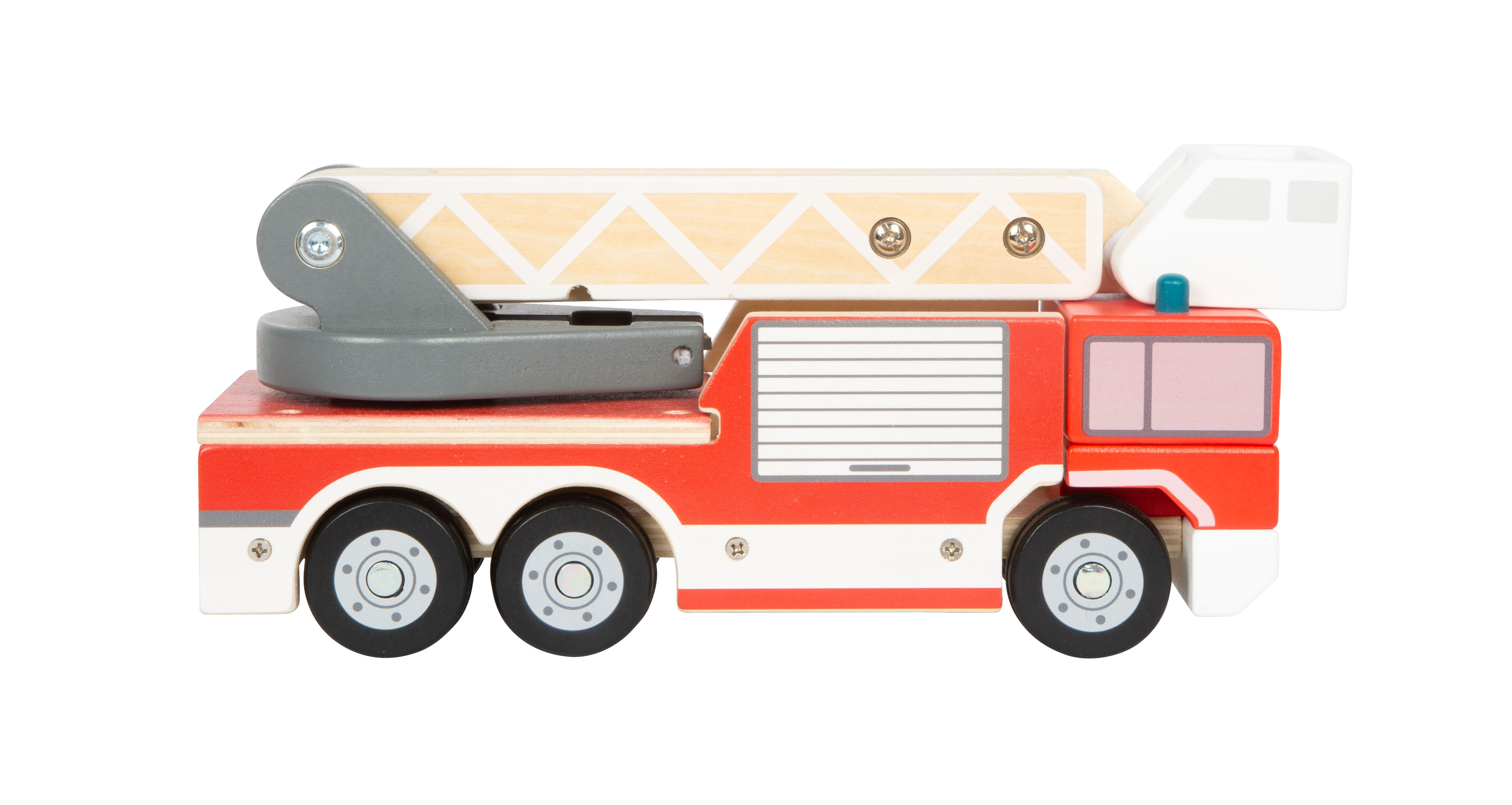 Camião com escada giratória