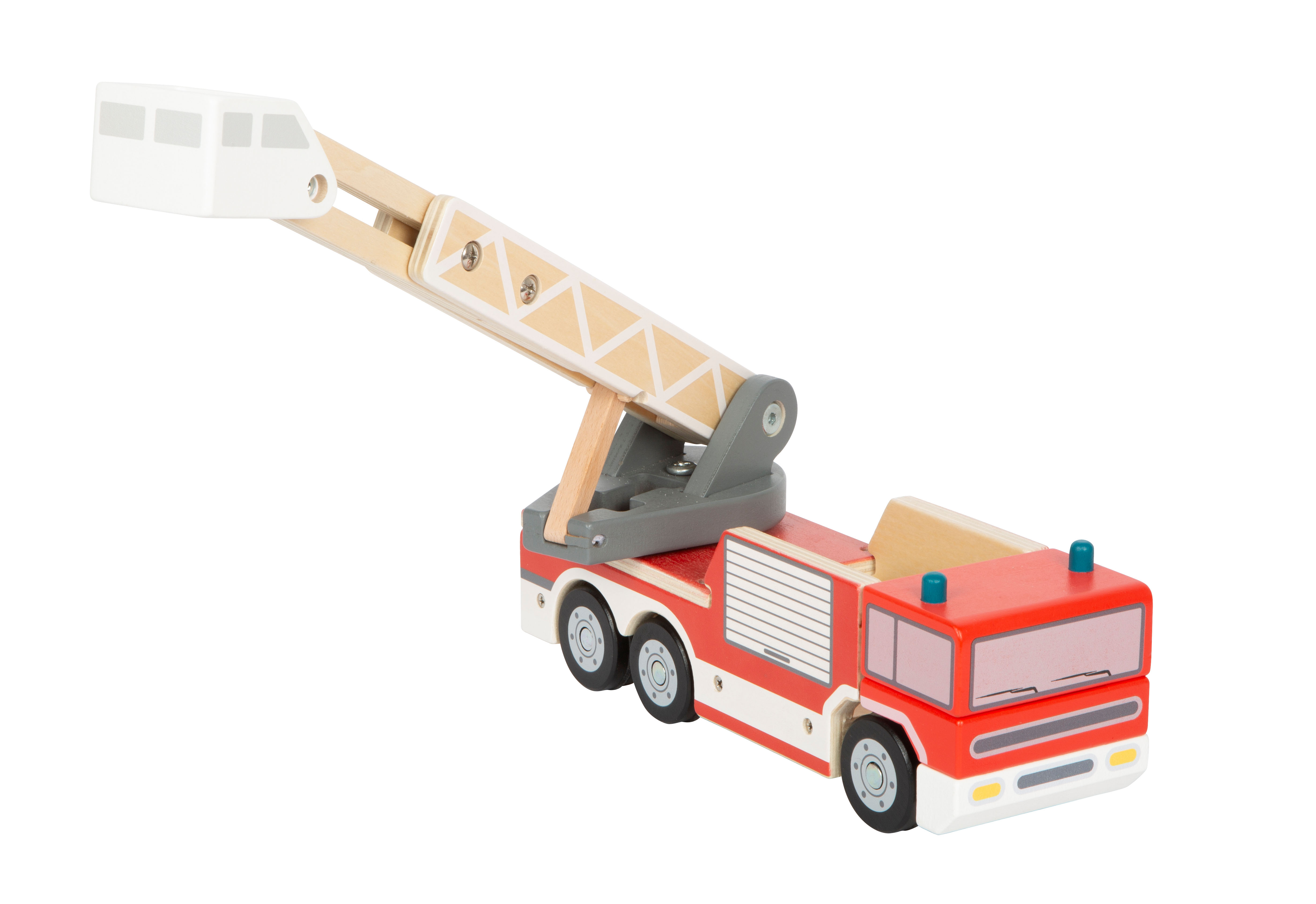 Camião com escada giratória