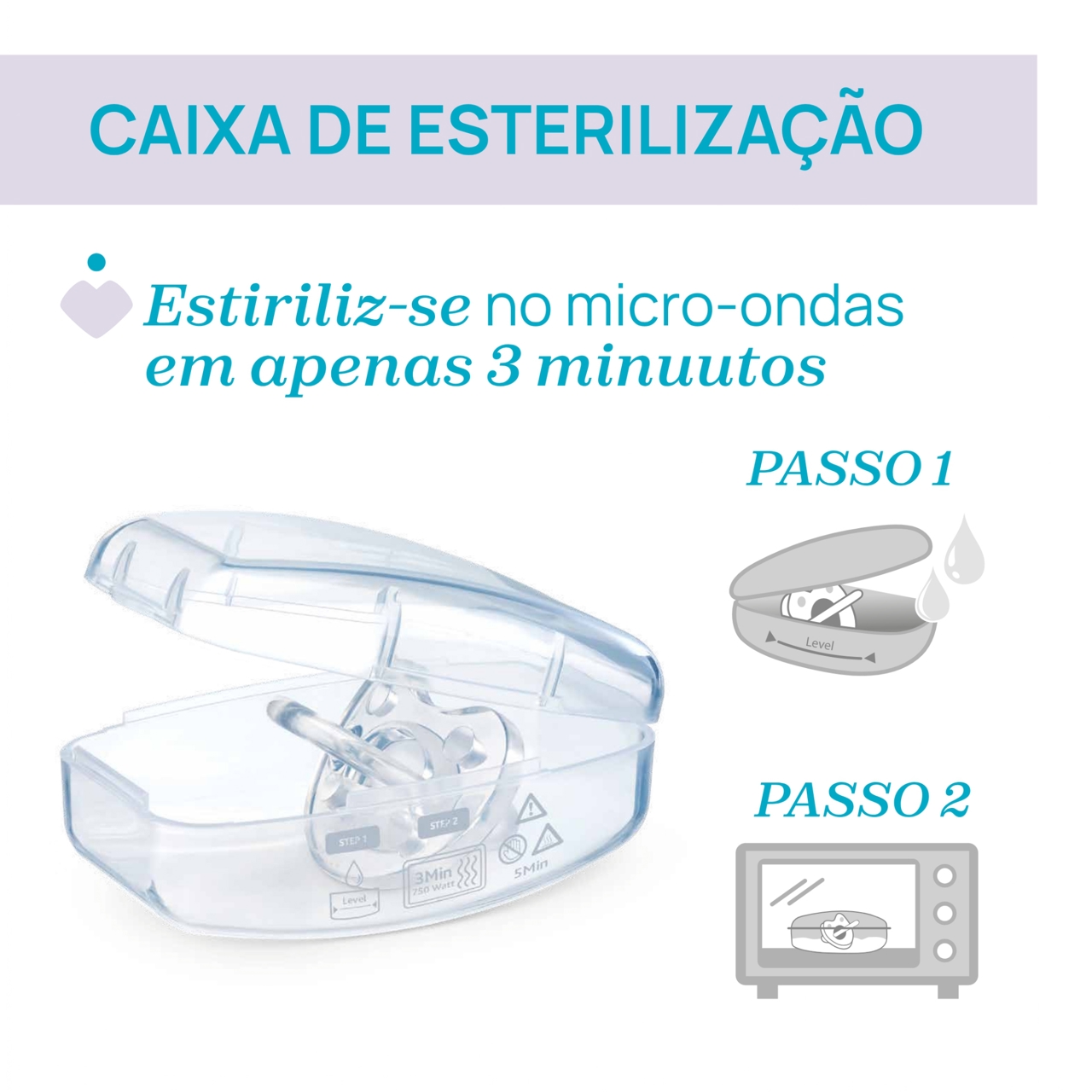 Chupeta PH. Dual Soft 2–6 meses azul