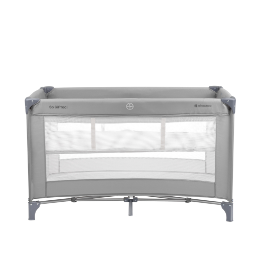 Cama de viagem Kikkaboo cinzenta