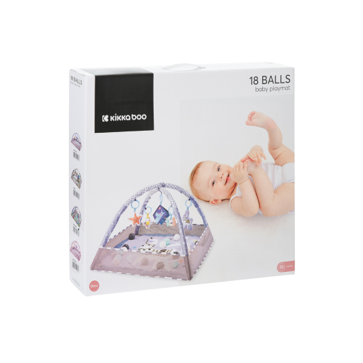 Tapete de jogo com 18 bolas Dino