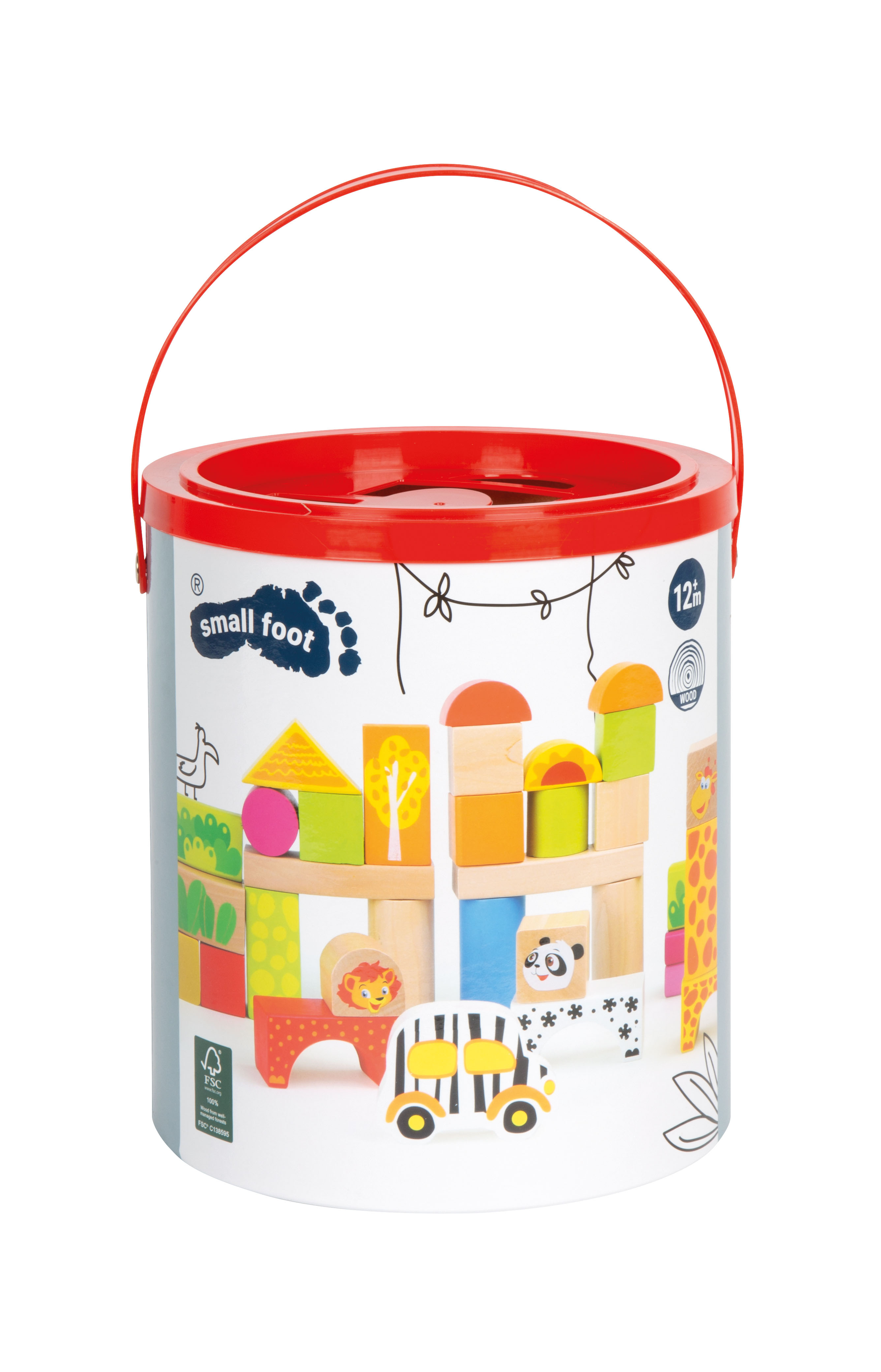 Blocos de construção Zoo 50 peças