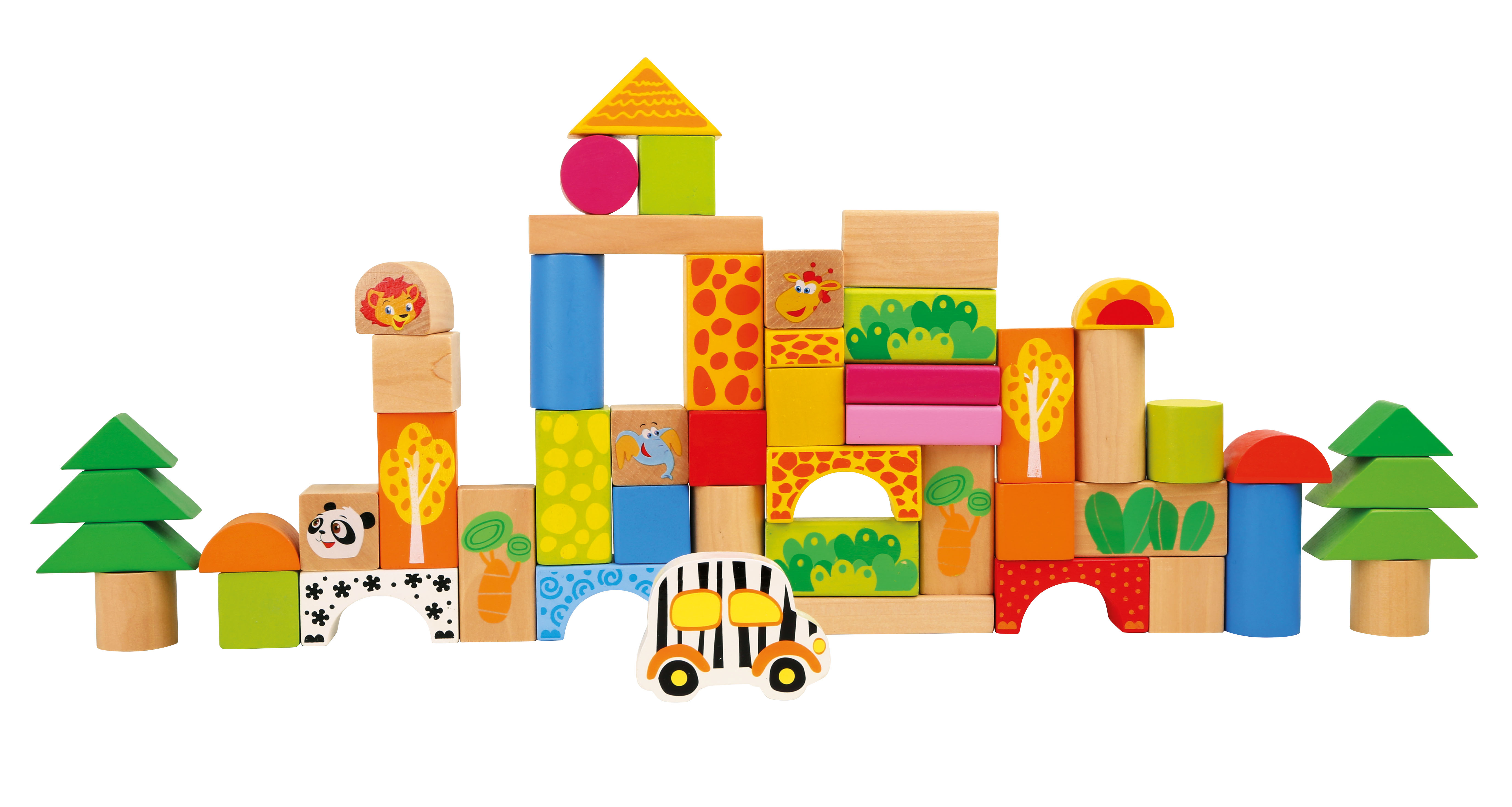 Blocos de construção Zoo 50 peças